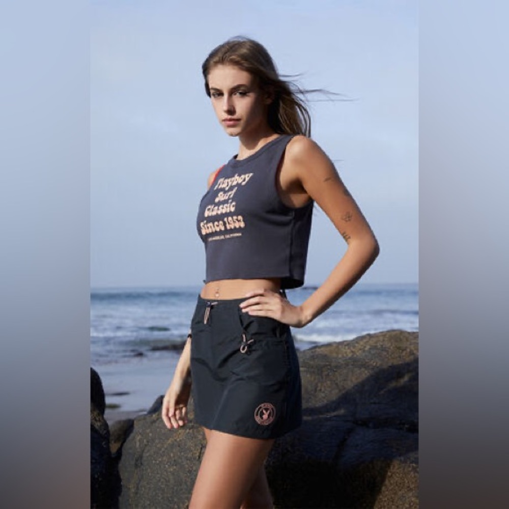 Playboy by Pacsun
Nylon beach mini skirt 
Orig.$30.00